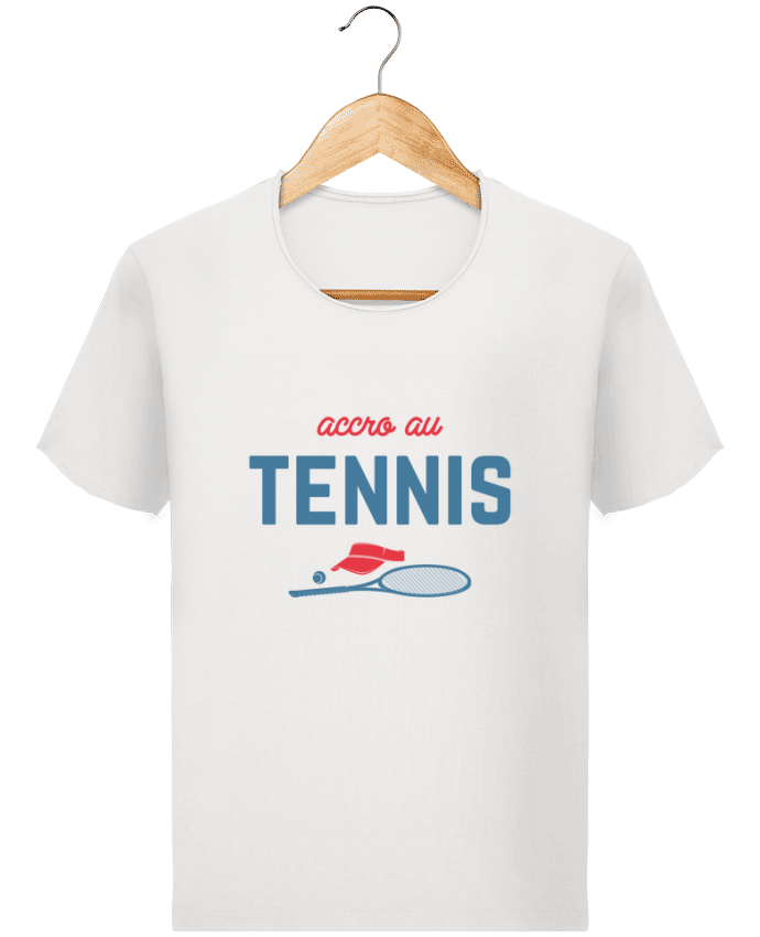  T-shirt Homme vintage Accro au tennis par tunetoo