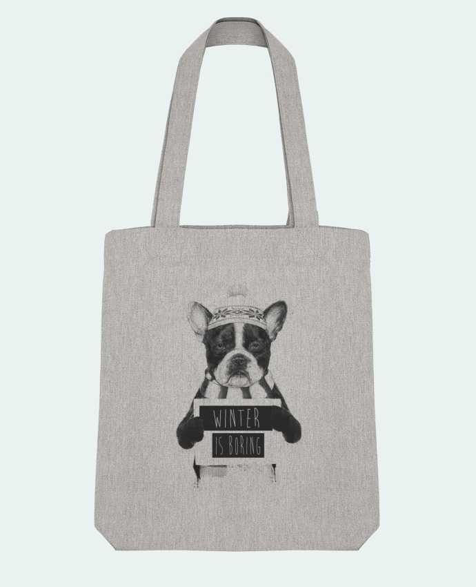 Tote Bag Stanley Stella Winter is boring by Balàzs Solti 