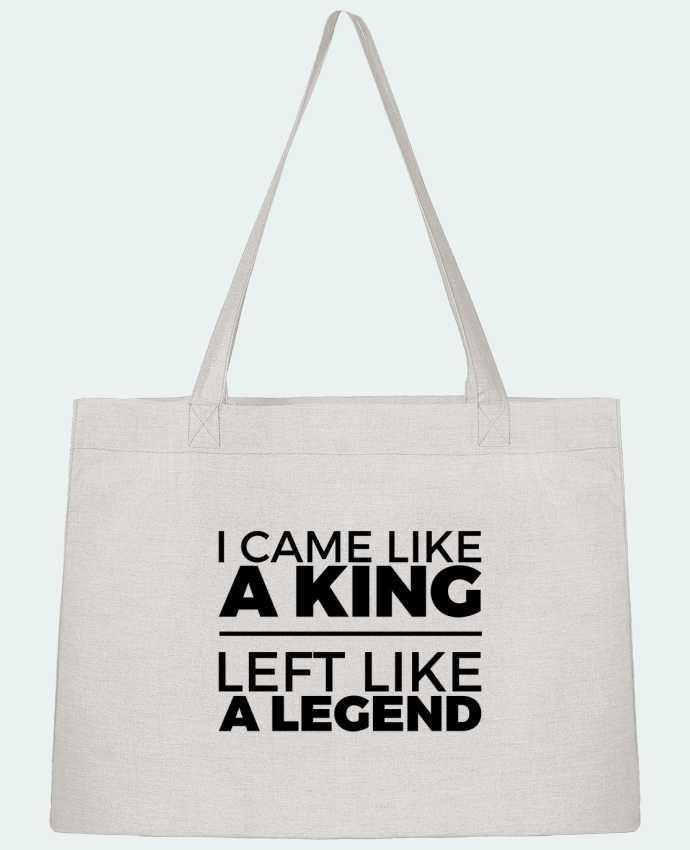 Shopping tote bag Stanley Stella I came like a king II by tunetoo