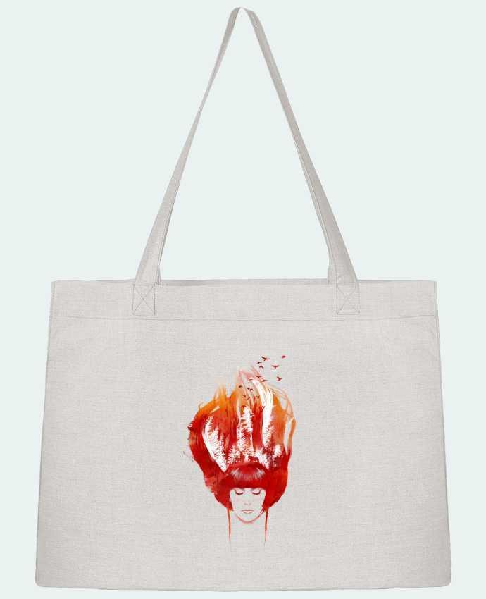 Shopping tote bag Stanley Stella Burning forest by robertfarkas