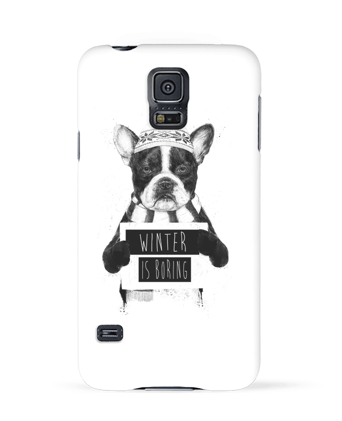 Case 3D Samsung Galaxy S5 Winter is boring by Balàzs Solti