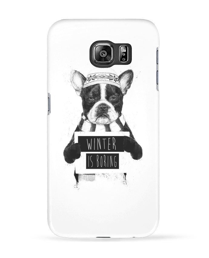 Case 3D Samsung Galaxy S6 Winter is boring - Balàzs Solti