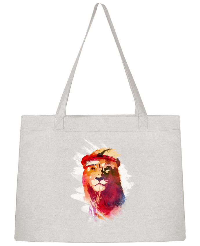 Shopping tote bag Stanley Stella Gym lion by robertfarkas