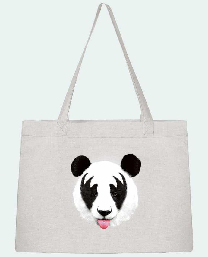 Shopping tote bag Stanley Stella Kiss of a panda by robertfarkas