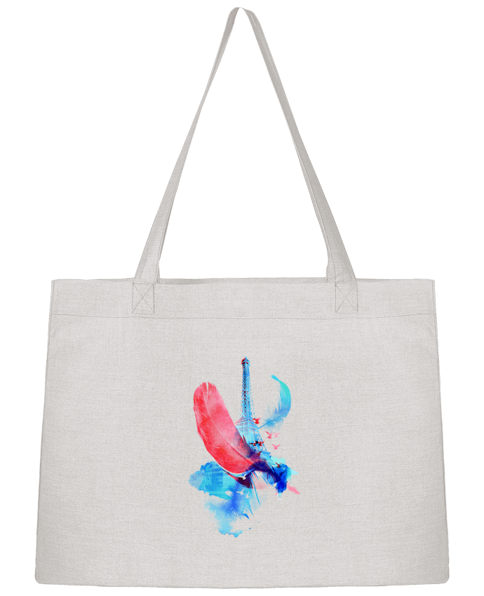 Shopping tote bag Stanley Stella Pigeons of Paris by robertfarkas