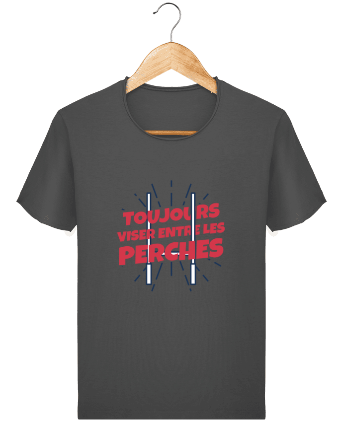  T-shirt Homme vintage Toujours viser entre les perches par tunetoo