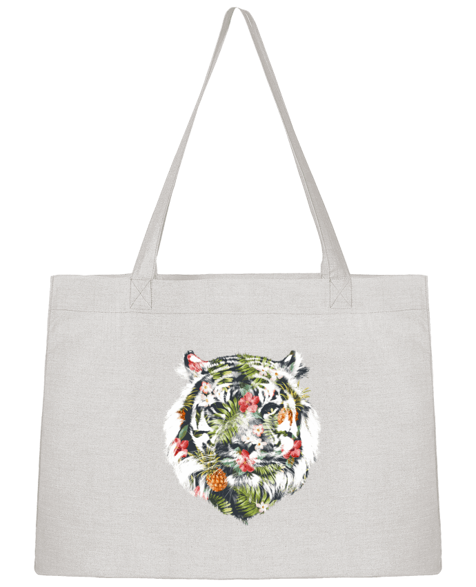 Shopping tote bag Stanley Stella Tropical tiger by robertfarkas