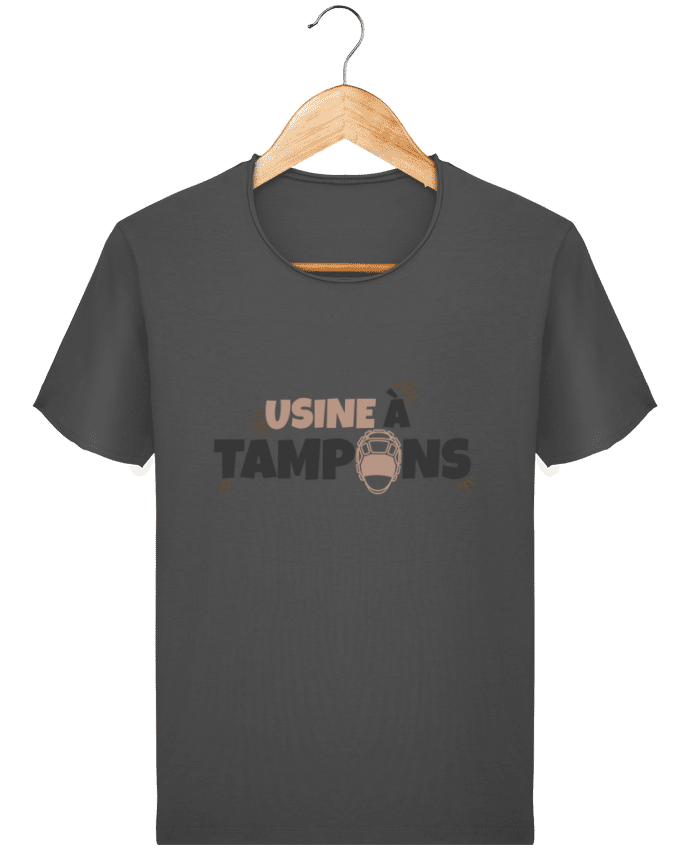  T-shirt Homme vintage Usine à tampons - Rugby par tunetoo