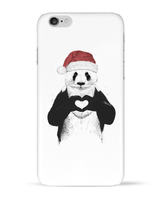 Carcasa  Iphone 6 Santa Panda por Balàzs Solti