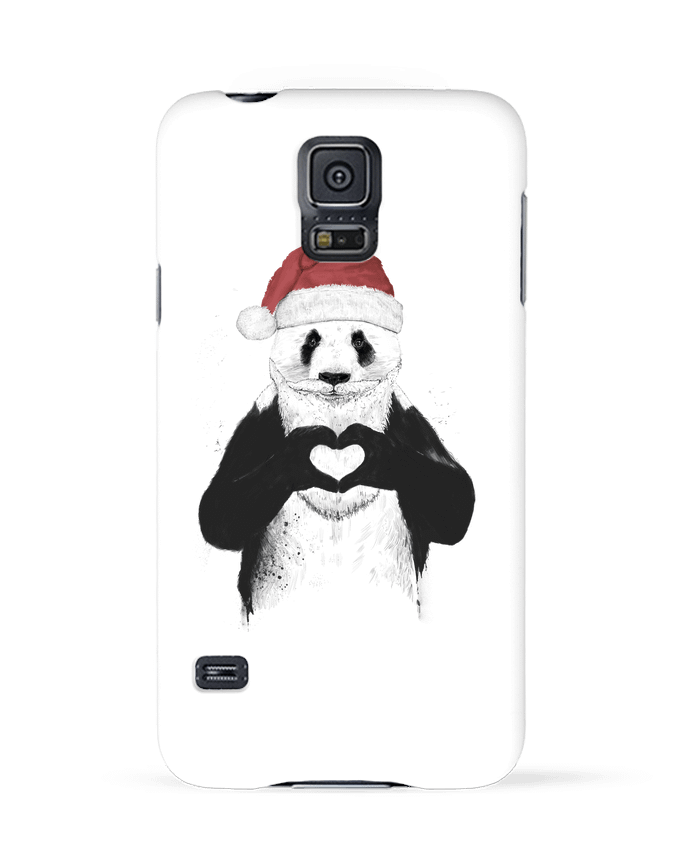 Case 3D Samsung Galaxy S5 Santa Panda by Balàzs Solti