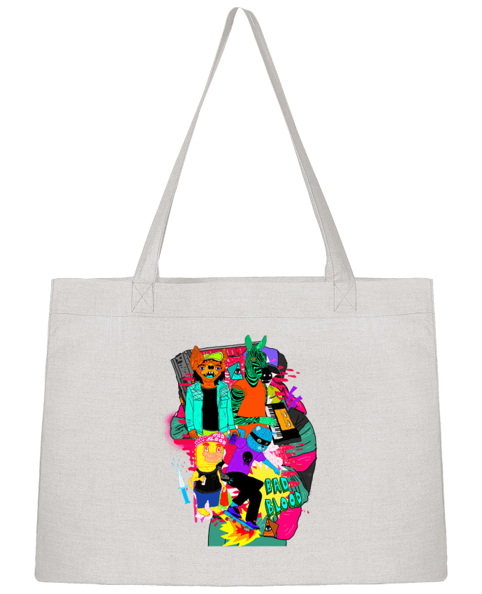 Shopping tote bag Stanley Stella Bad blood by Nick cocozza