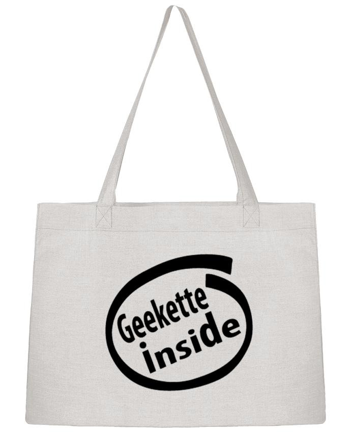 Shopping tote bag Stanley Stella Geekette inside by GeeK My Shirt