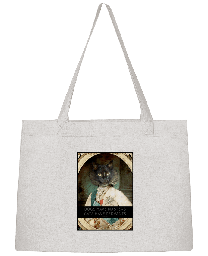 Shopping tote bag Stanley Stella King Cat by Tchernobayle