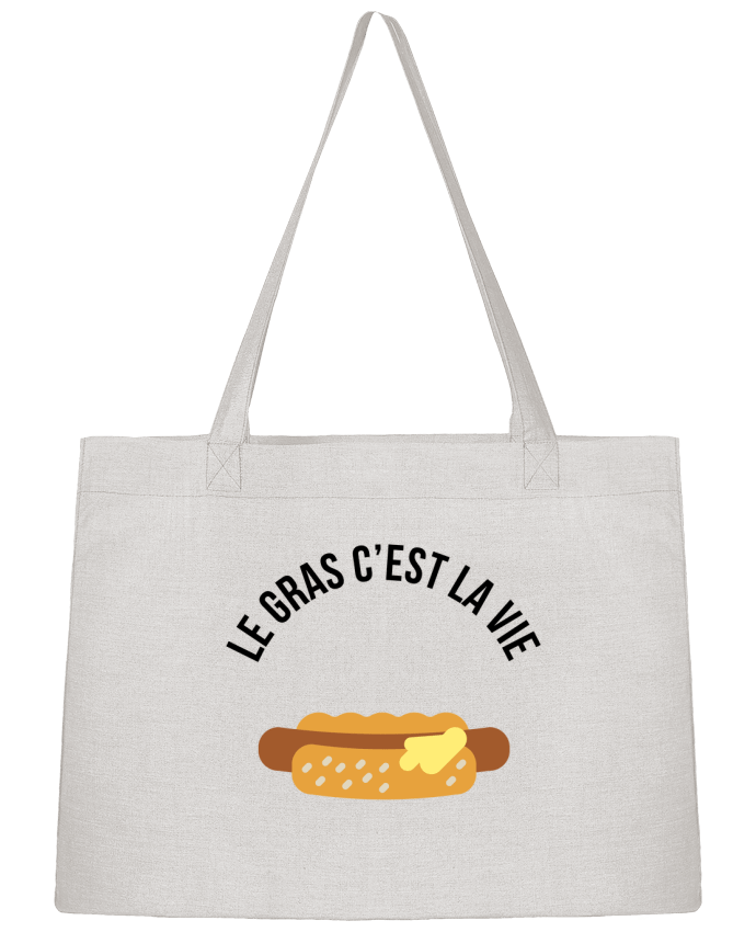 Shopping tote bag Stanley Stella Le gras c'est la vie by tunetoo