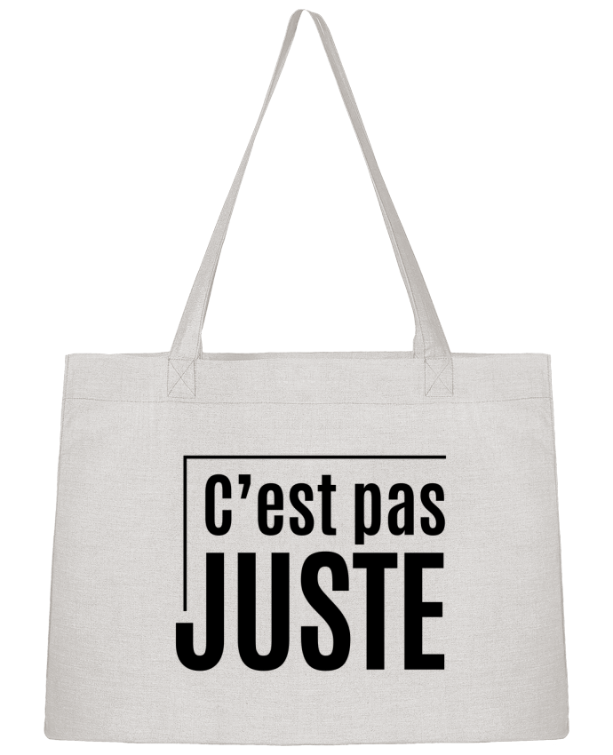 Shopping tote bag Stanley Stella C'est pas juste by tunetoo