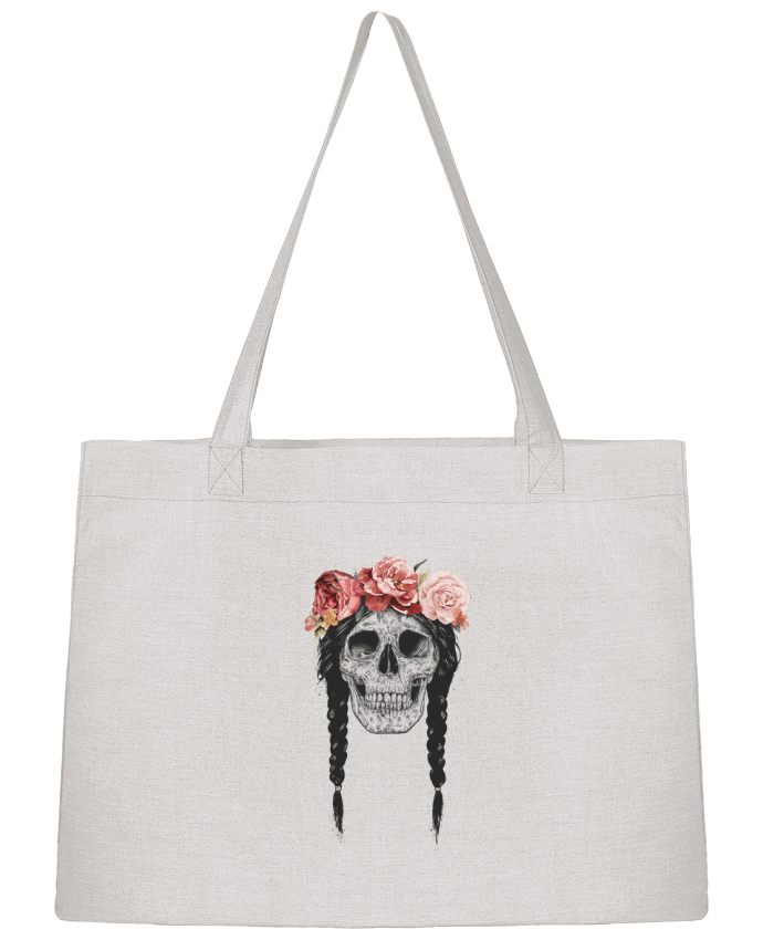 Shopping tote bag Stanley Stella Festival Skull by Balàzs Solti