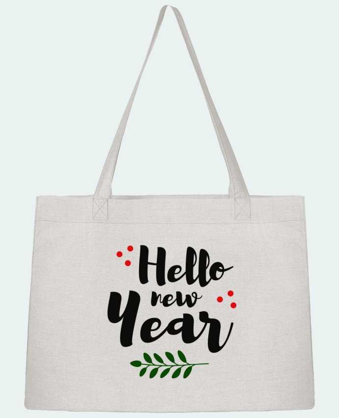 Shopping tote bag Stanley Stella Hello New Year by tunetoo