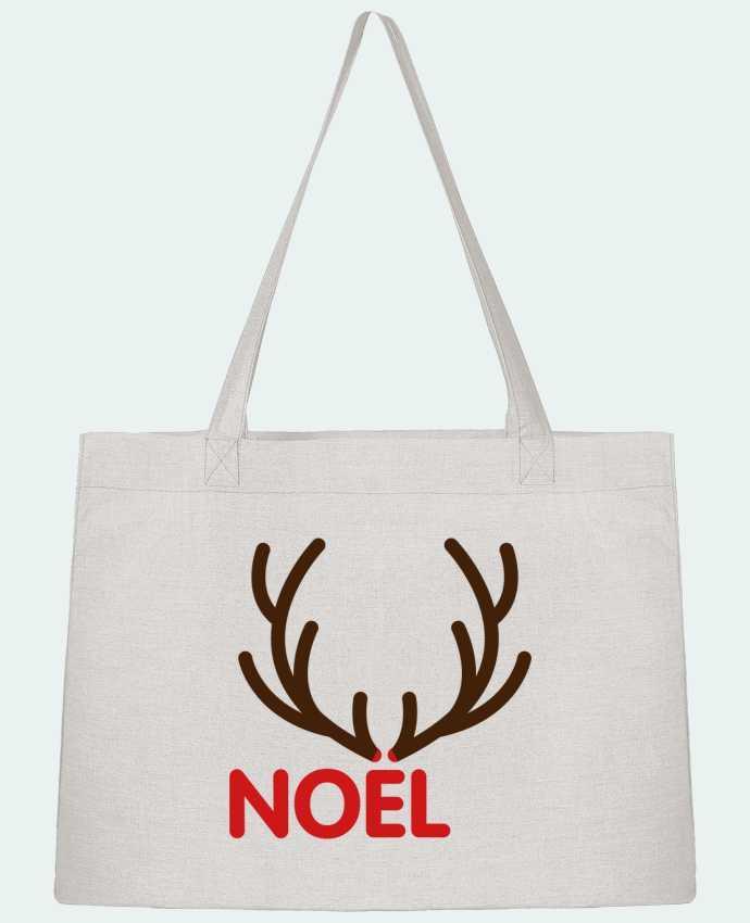 Shopping tote bag Stanley Stella Noël avec bois de renne by tunetoo