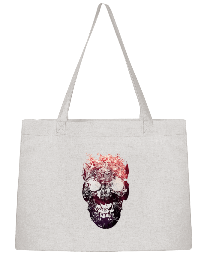 Sac Shopping Floral skull par ali_gulec