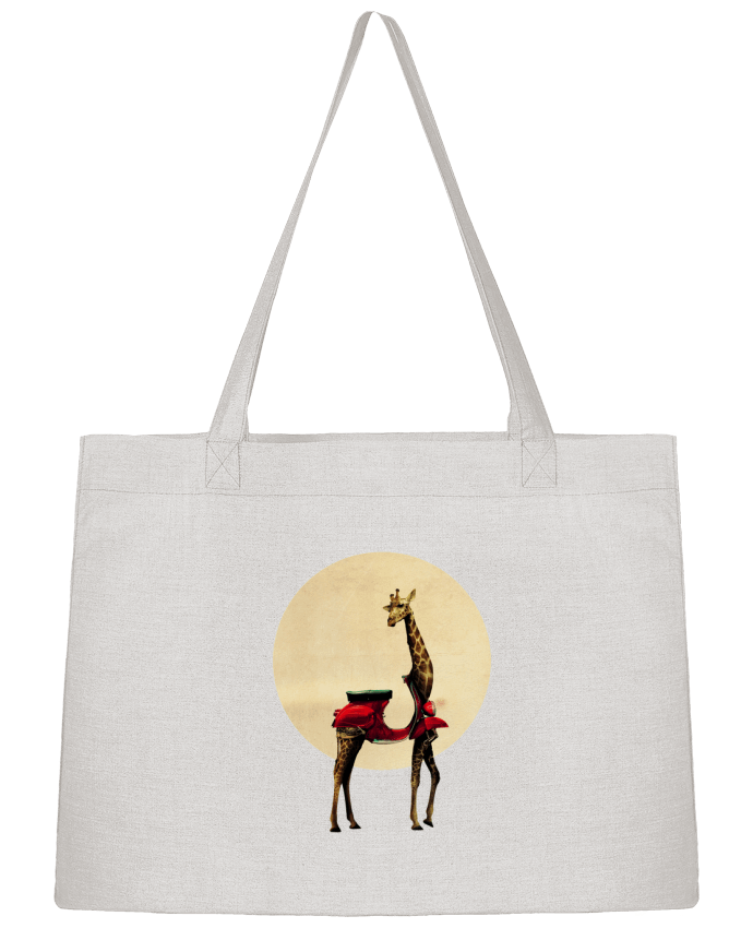 Shopping tote bag Stanley Stella Giraffe by ali_gulec