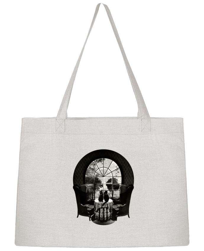 Shopping tote bag Stanley Stella Room skull by ali_gulec