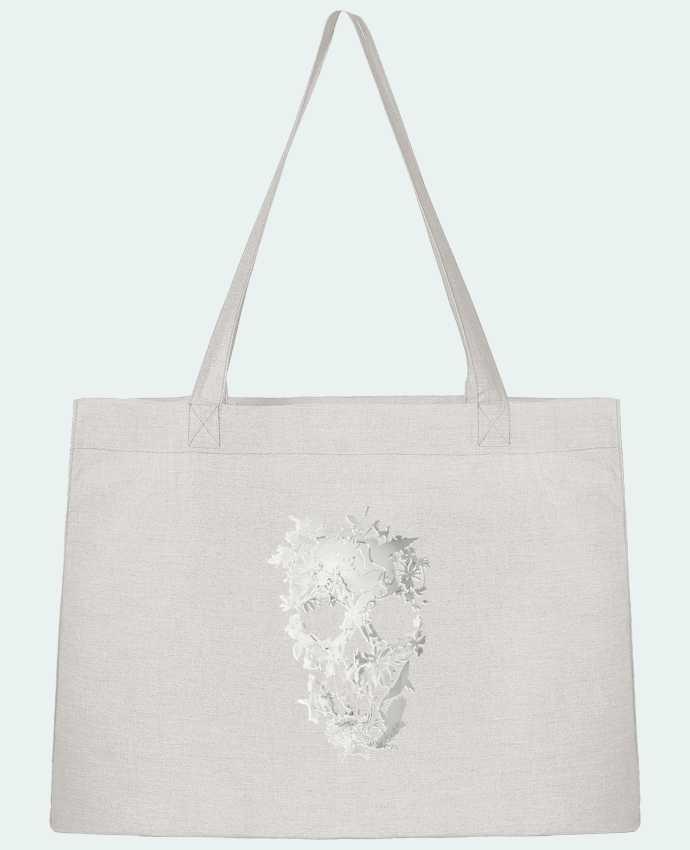 Shopping tote bag Stanley Stella Simple Skull by ali_gulec
