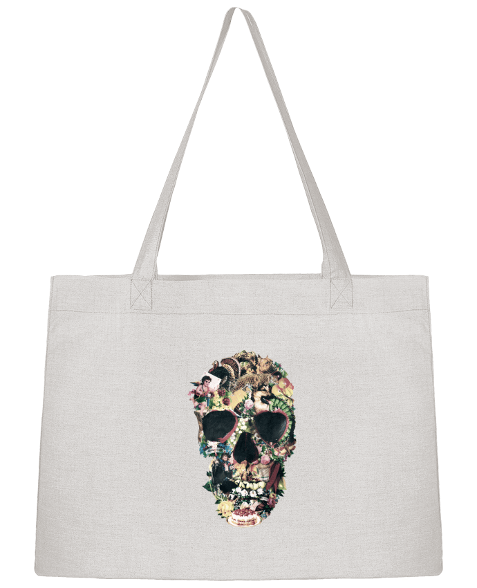 Shopping tote bag Stanley Stella Vintage Skull by ali_gulec