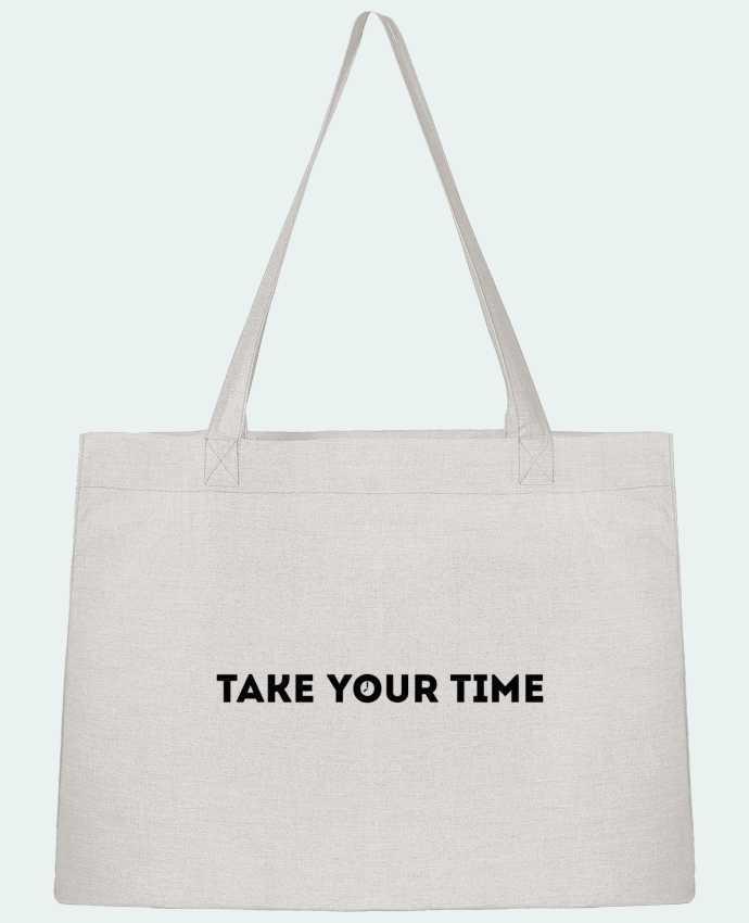 Shopping tote bag Stanley Stella Take your time by tunetoo