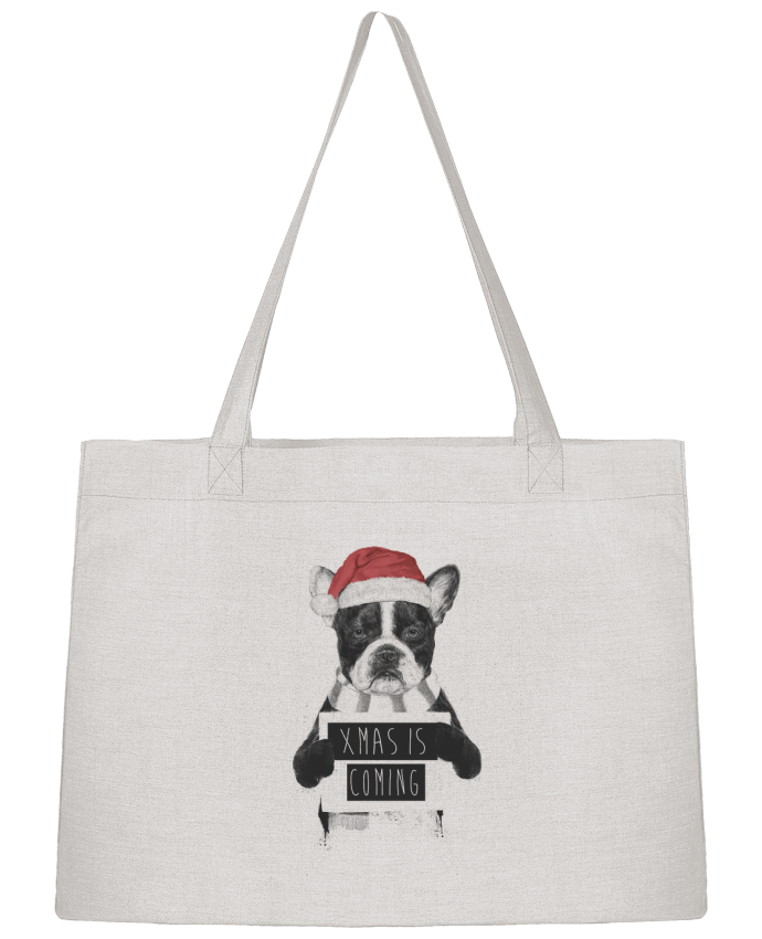 Shopping tote bag Stanley Stella X-mas is coming by Balàzs Solti