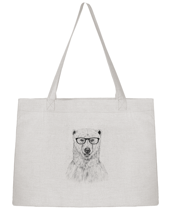 Shopping tote bag Stanley Stella Geek Bear by Balàzs Solti