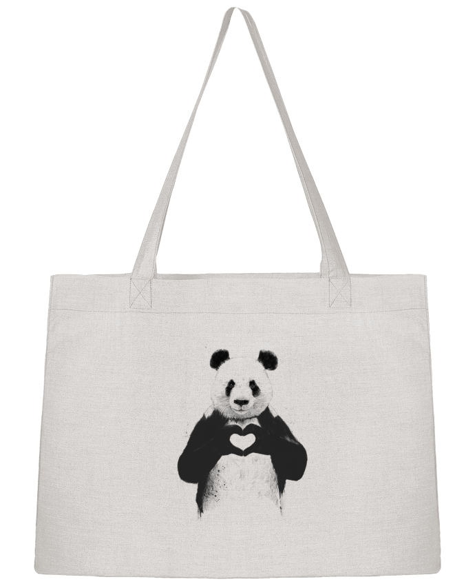 Shopping tote bag Stanley Stella All you need is love by Balàzs Solti