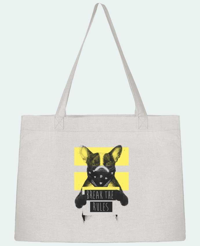 Shopping tote bag Stanley Stella rebel_dog_yellow by Balàzs Solti