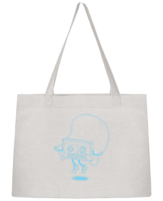 Shopping tote bag Stanley Stella Jumping tape by flyingmouse365