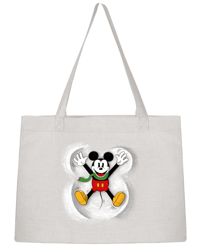 Shopping tote bag Stanley Stella Mickey in snow by Florent Bodart