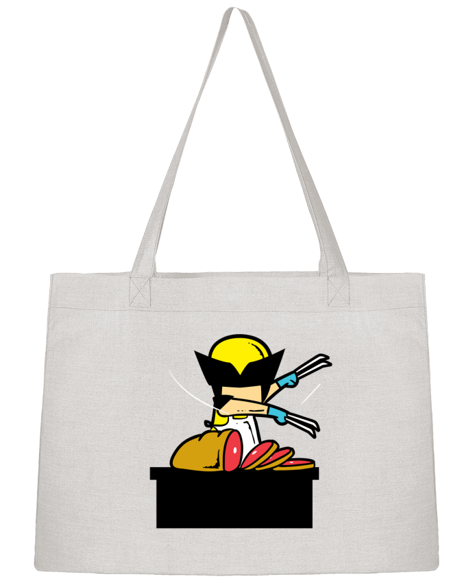 Shopping tote bag Stanley Stella Meat Shop by flyingmouse365