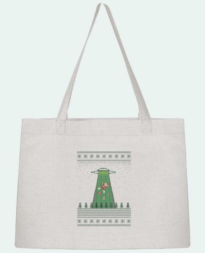 Shopping tote bag Stanley Stella Goodbye to Boring Santa by Morozinka