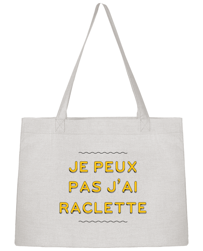 Shopping tote bag Stanley Stella Je peux pas j'ai raclette by tunetoo