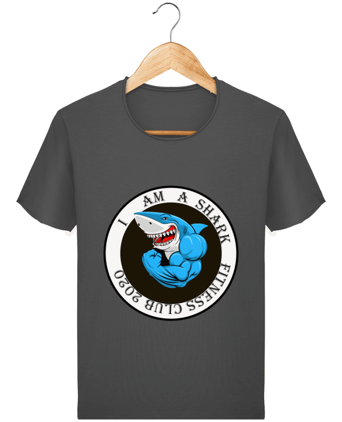 T-shirt Men Stanley Imagines Vintage fitness shark by rayan2004