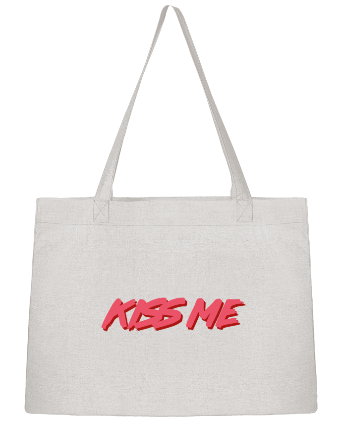 Shopping tote bag Stanley Stella KISS ME by tunetoo