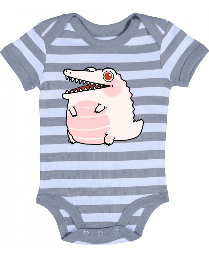 Baby Body striped Cocodrilo Blanco Kawaii - MaaxLoL
