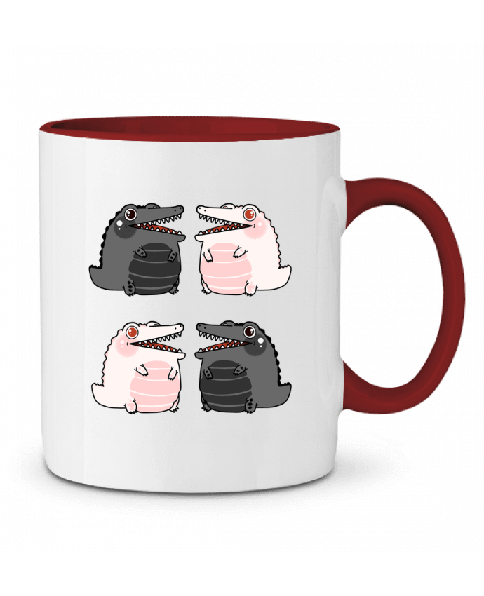 Mug bicolore Mini Cocodrilos MaaxLoL