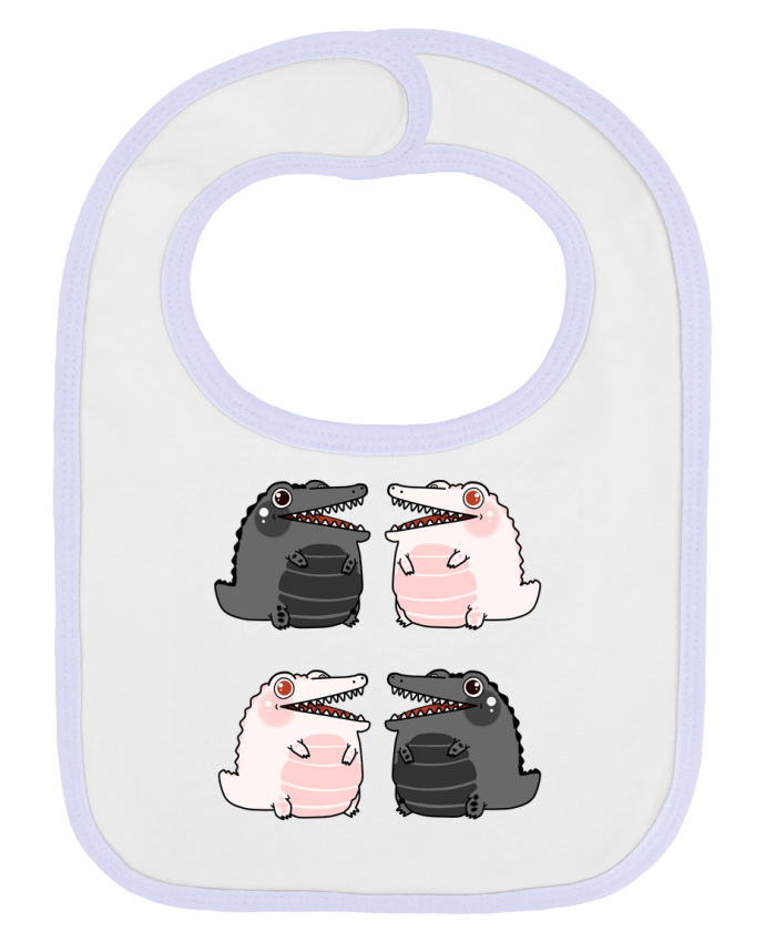 Bavoir bébé uni Mini Cocodrilos par MaaxLoL