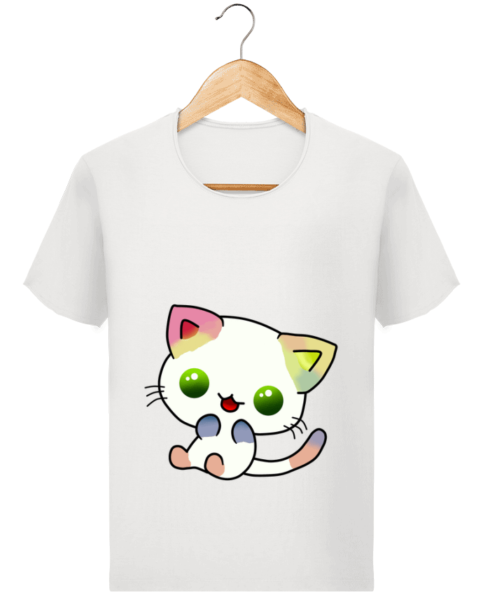  T-shirt Homme vintage Gato Coloreado par MaaxLoL