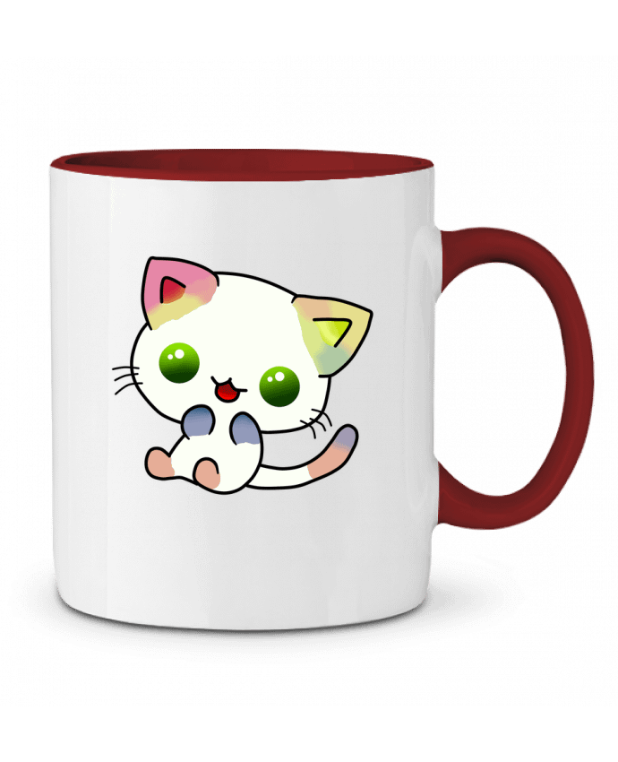 Mug bicolore Gato Coloreado MaaxLoL