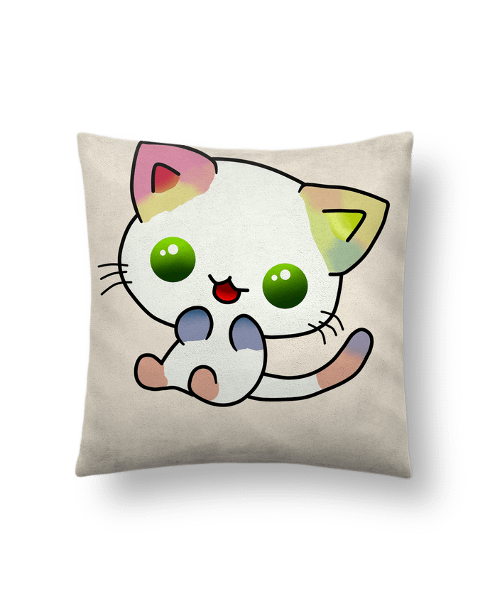 Cushion suede touch 45 x 45 cm Gato Coloreado by MaaxLoL