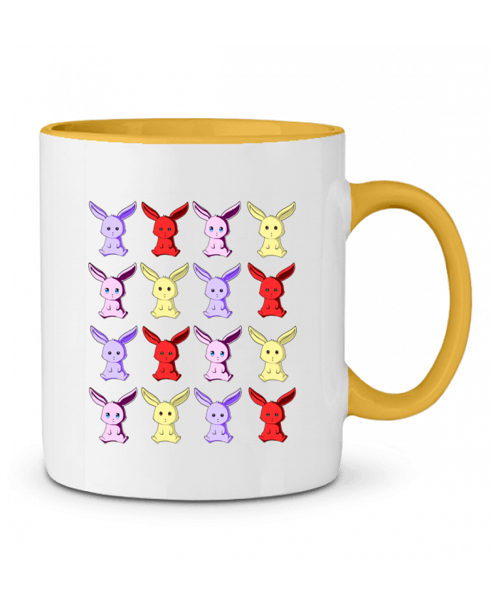 Mug bicolore Conejitos de Colores MaaxLoL