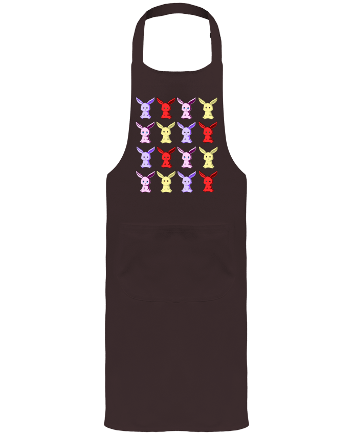 Garden or Sommelier Apron with Pocket Conejitos de Colores by MaaxLoL