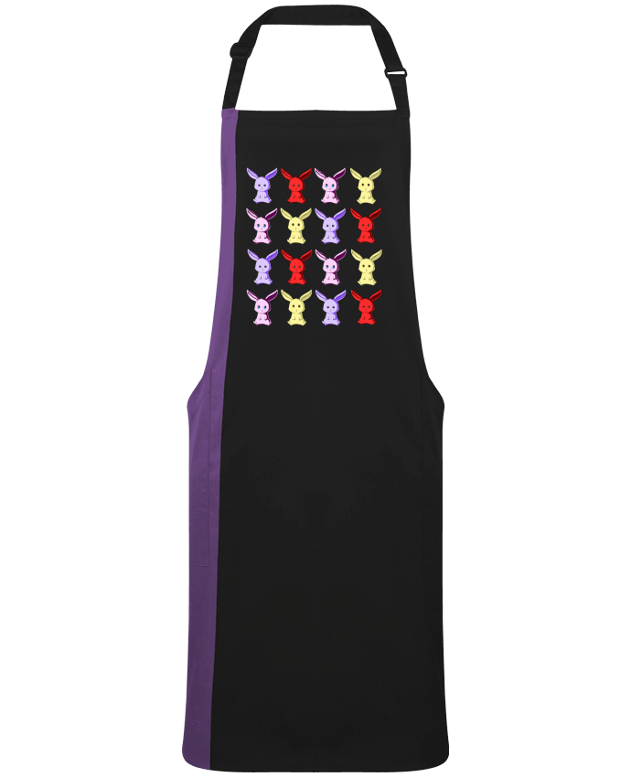 Two-tone long Apron Conejitos de Colores by  MaaxLoL