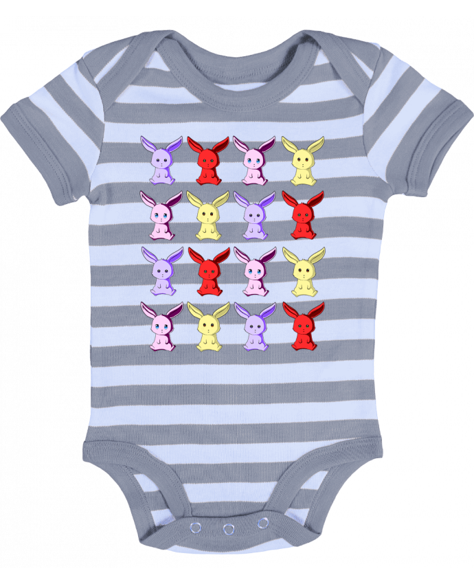 Baby Body striped Conejitos de Colores - MaaxLoL