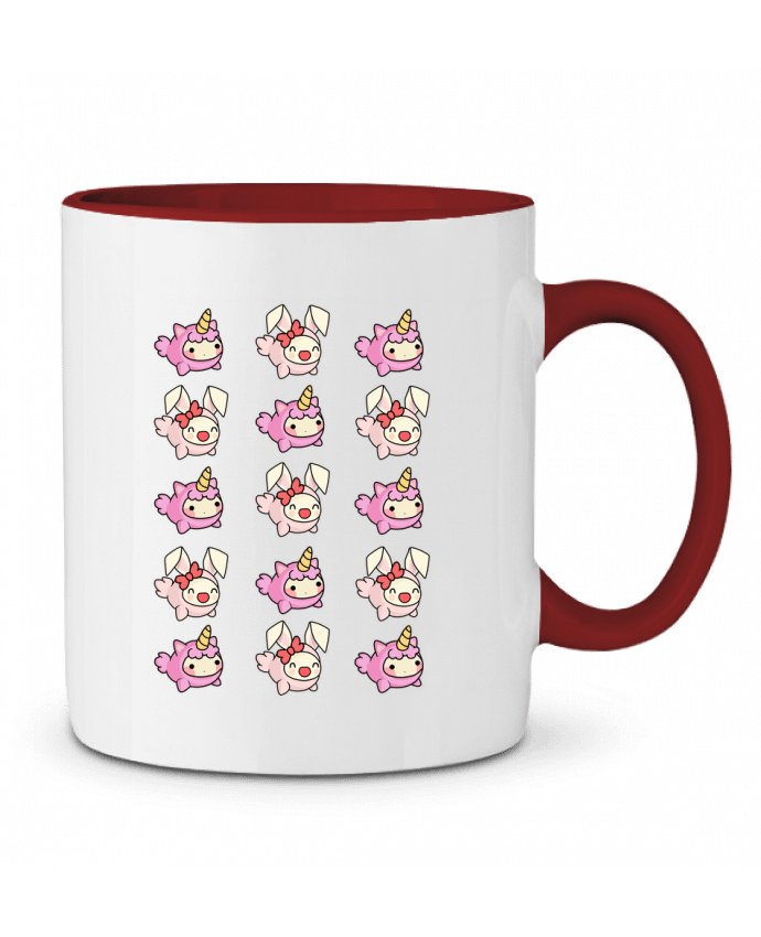 Mug bicolore Mini Conejitos Cosplay MaaxLoL